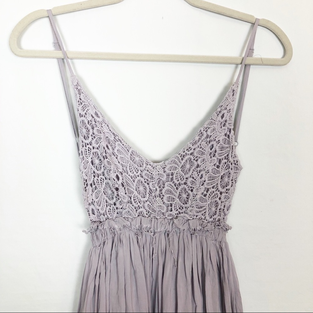 Wishlist size small boho backless lilac dress - Picture 2 of 6